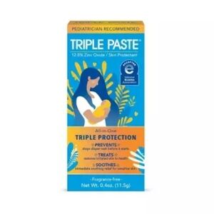 🍒 5/$20 new Triple Paste Skin Protectant Diaper Toddler Infant Childrens Cream
